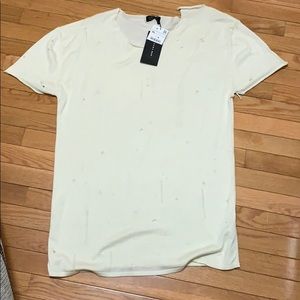 Zara man distressed tee